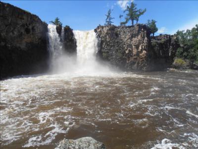 Chutes d'eau Mongolie