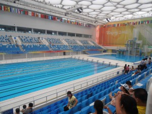 La piscine Olympique de pekin