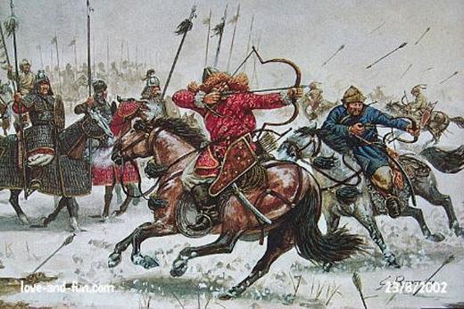 guerriers Mongols